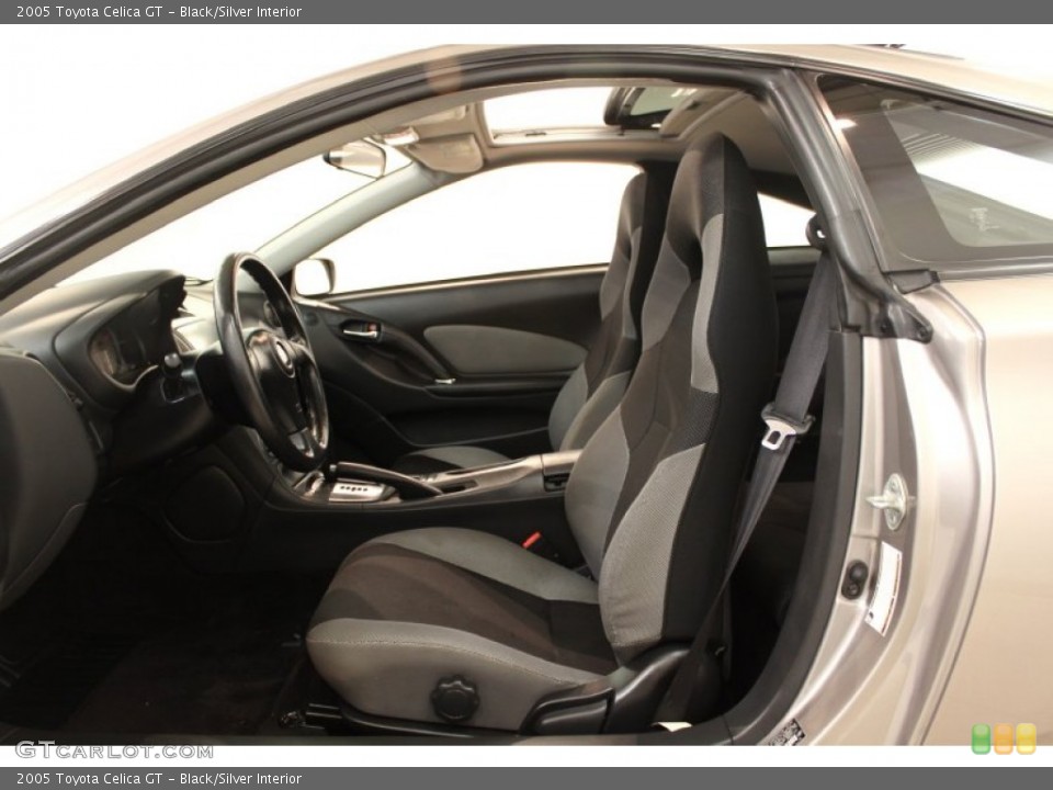 Black/Silver Interior Photo for the 2005 Toyota Celica GT #62376030