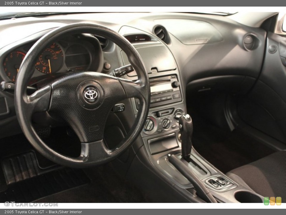 Black/Silver Interior Dashboard for the 2005 Toyota Celica GT #62376036