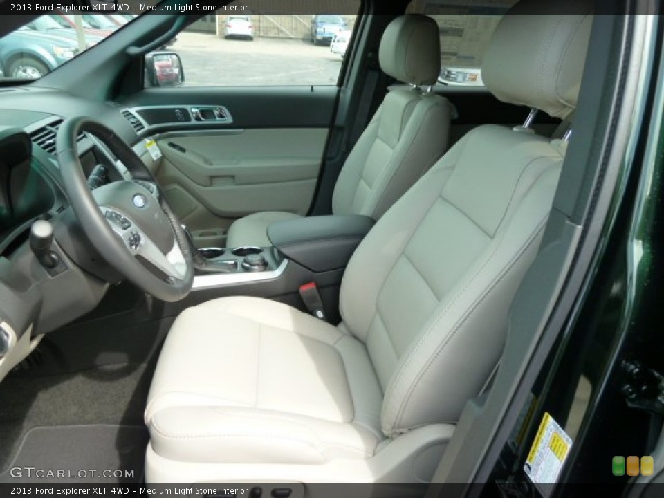 Medium Light Stone Interior Photo for the 2013 Ford Explorer XLT 4WD #62379604