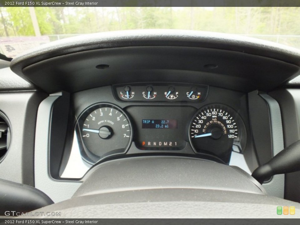 Steel Gray Interior Gauges for the 2012 Ford F150 XL SuperCrew #62380048
