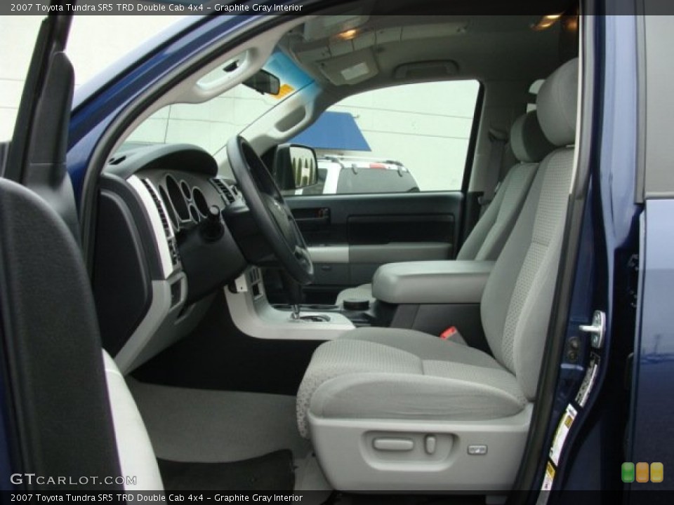 Graphite Gray Interior Photo for the 2007 Toyota Tundra SR5 TRD Double Cab 4x4 #62380296