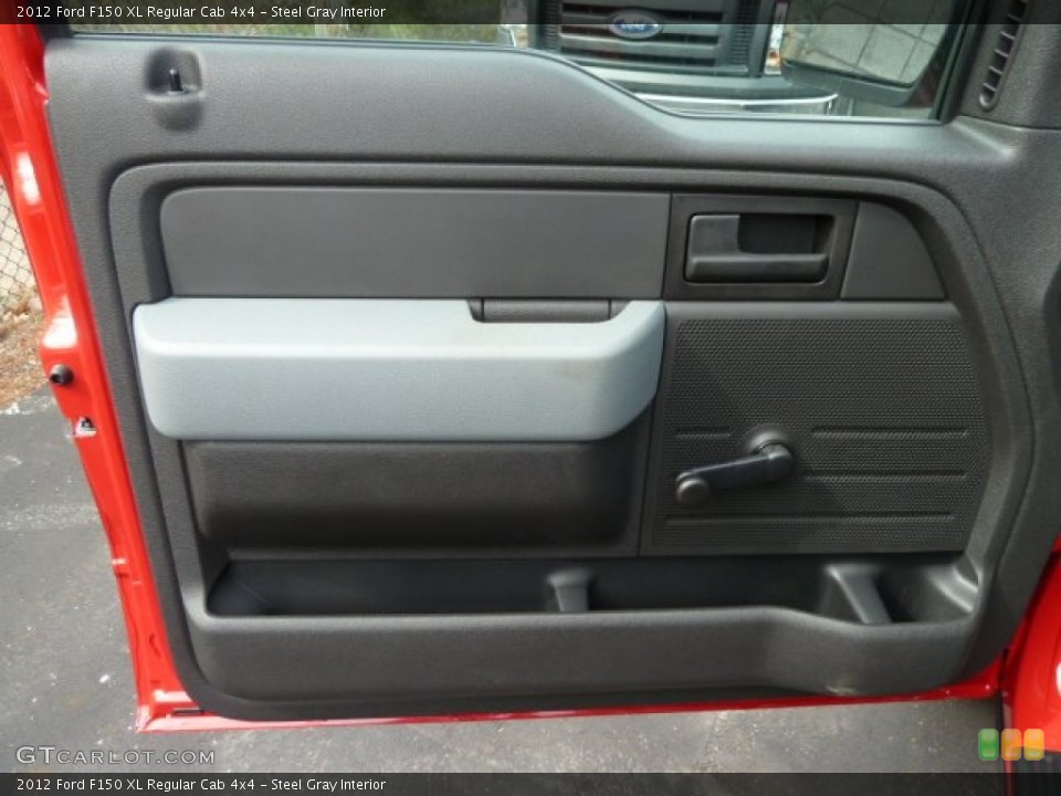 Steel Gray Interior Door Panel for the 2012 Ford F150 XL Regular Cab 4x4 #62380701