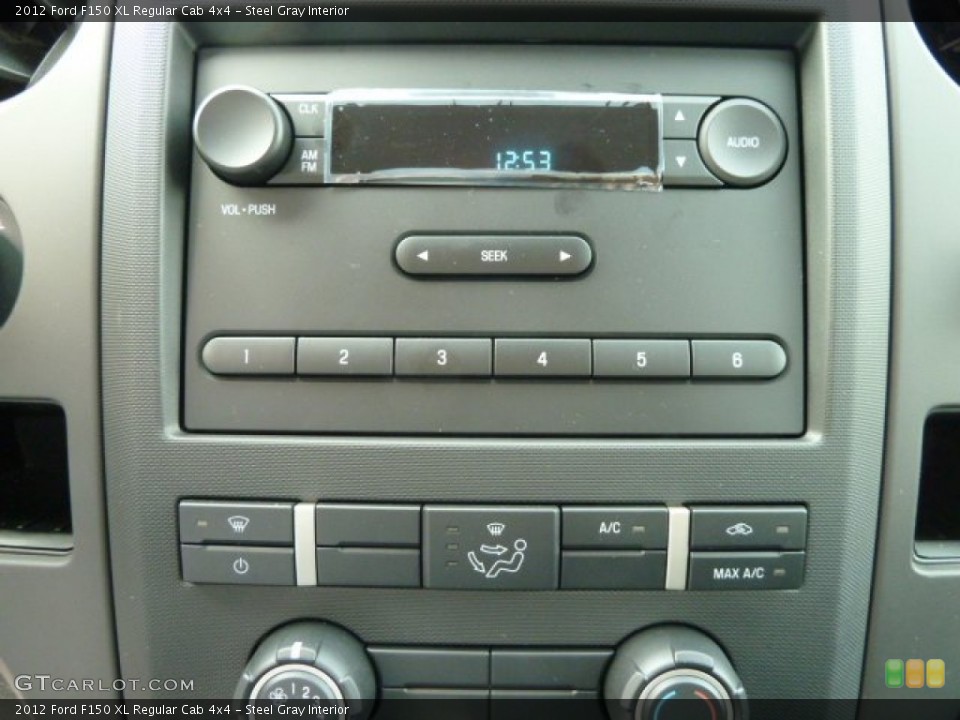 Steel Gray Interior Audio System for the 2012 Ford F150 XL Regular Cab 4x4 #62380734