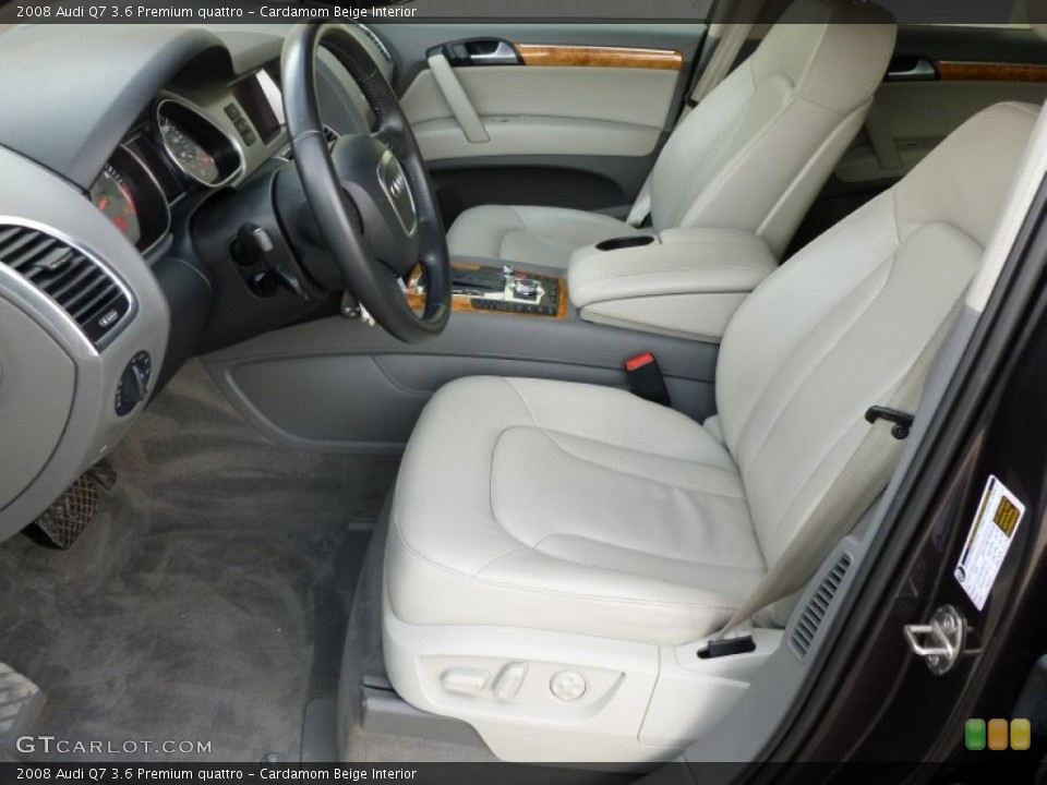 Cardamom Beige Interior Photo for the 2008 Audi Q7 3.6 Premium quattro #62382083