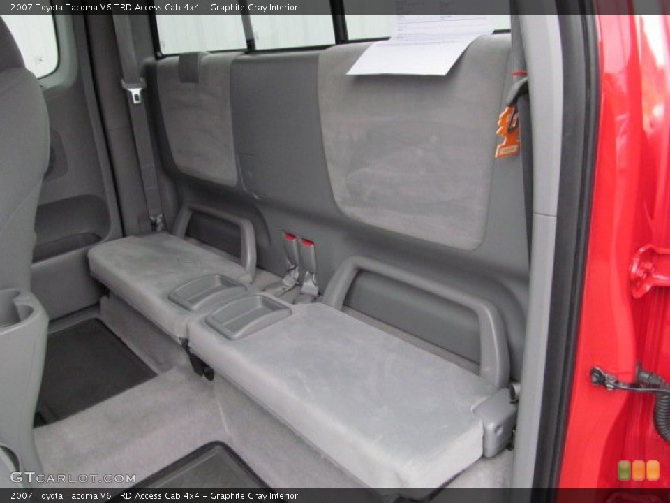 Graphite Gray Interior Photo for the 2007 Toyota Tacoma V6 TRD Access Cab 4x4 #62383083