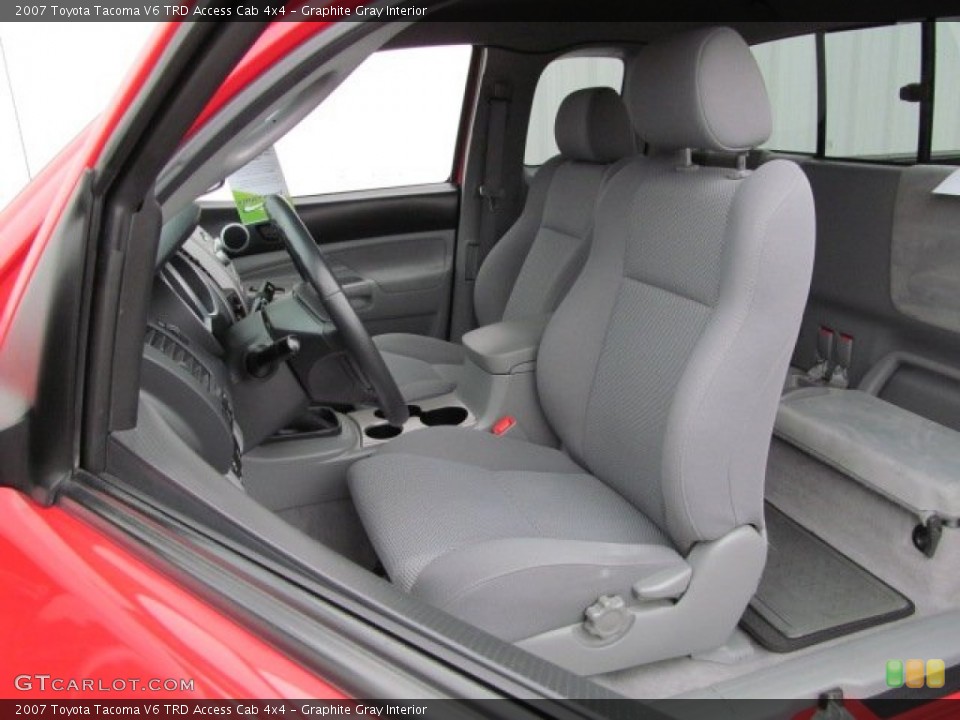 Graphite Gray Interior Photo for the 2007 Toyota Tacoma V6 TRD Access Cab 4x4 #62383092