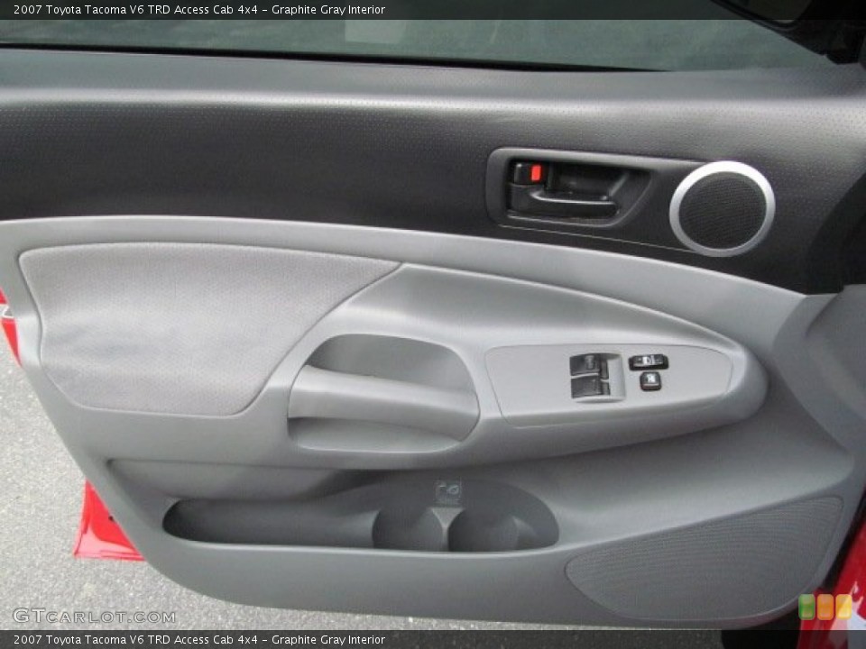 Graphite Gray Interior Door Panel for the 2007 Toyota Tacoma V6 TRD Access Cab 4x4 #62383110