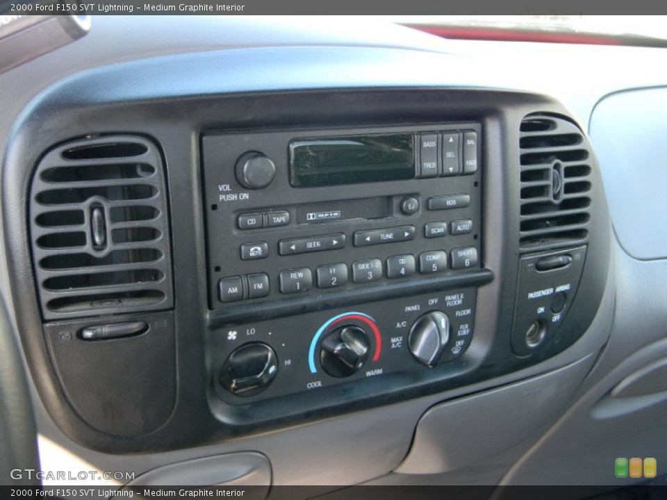 Medium Graphite Interior Controls for the 2000 Ford F150 SVT Lightning #62383145