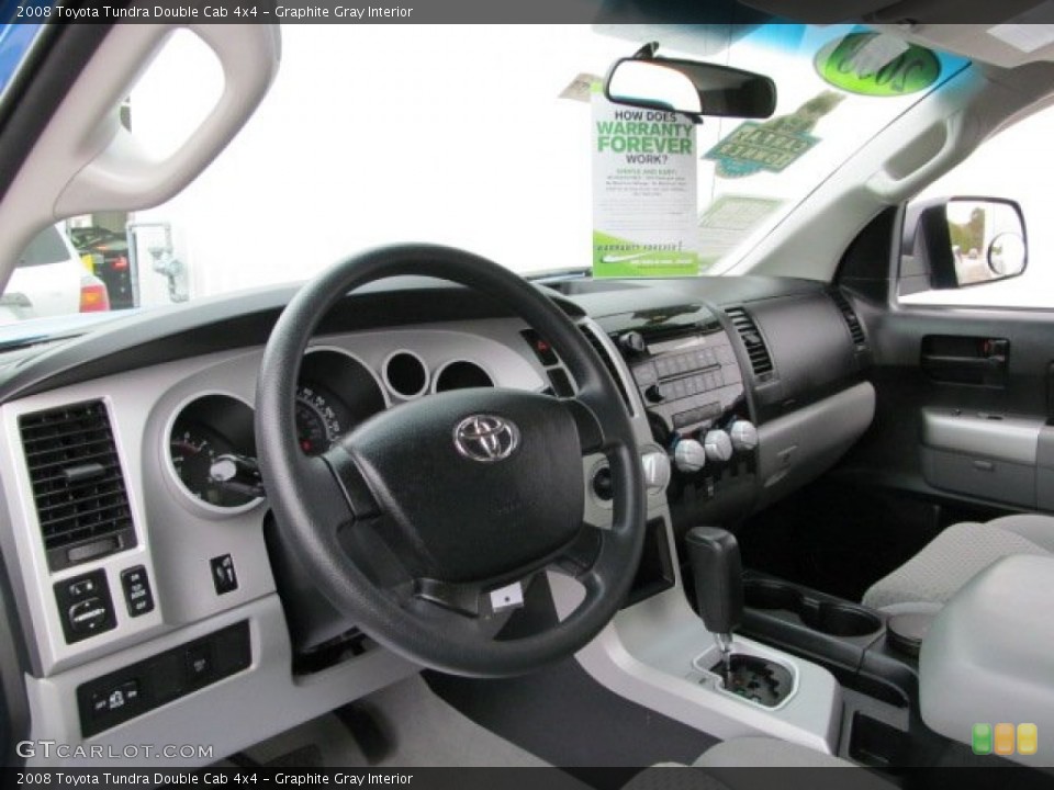 Graphite Gray Interior Photo for the 2008 Toyota Tundra Double Cab 4x4 #62383263