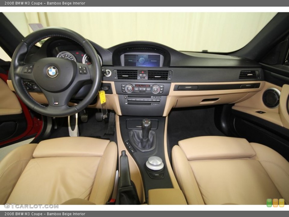 Bamboo Beige Interior Dashboard for the 2008 BMW M3 Coupe #62385127