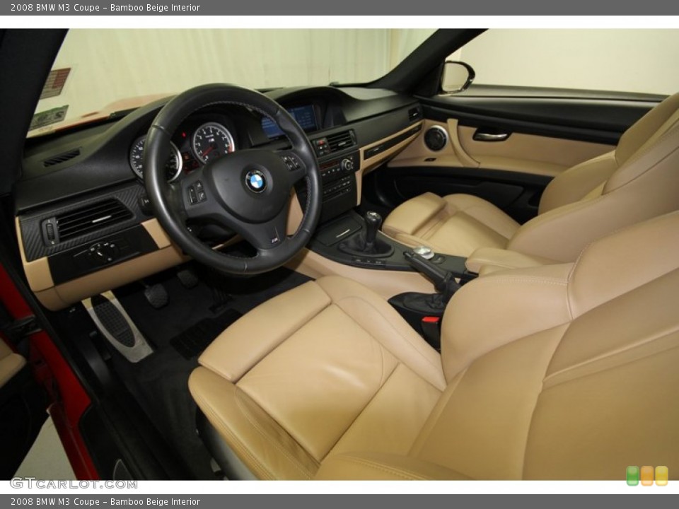 Bamboo Beige Interior Prime Interior for the 2008 BMW M3 Coupe #62385225