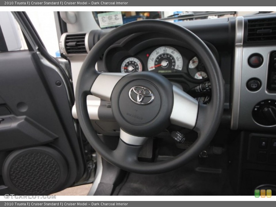 Dark Charcoal Interior Steering Wheel for the 2010 Toyota FJ Cruiser  #62386716