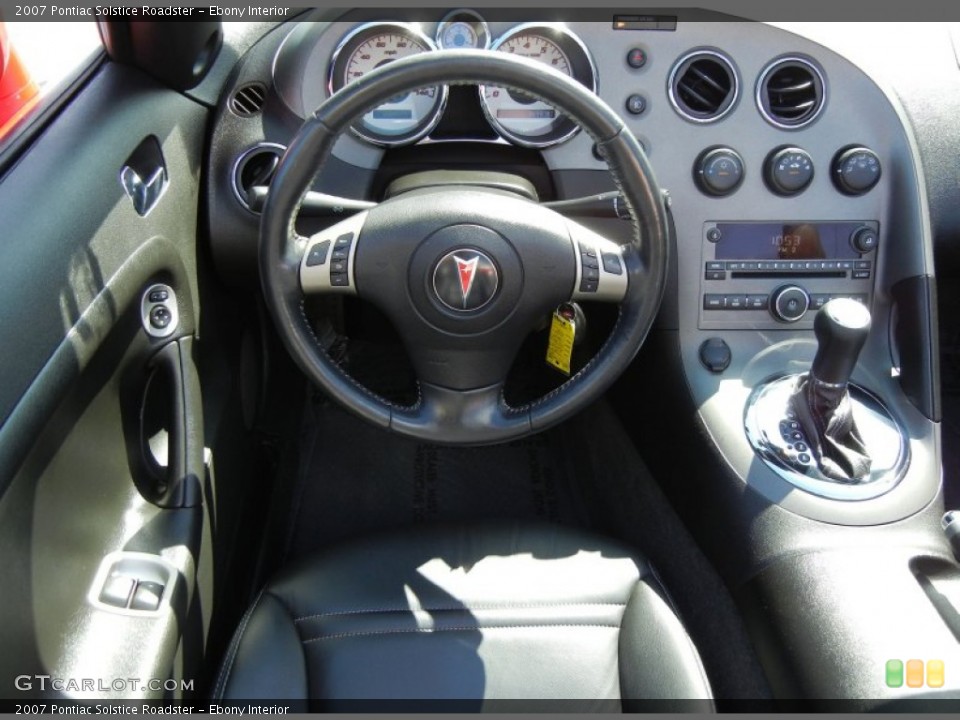 Ebony Interior Dashboard for the 2007 Pontiac Solstice Roadster #62387157