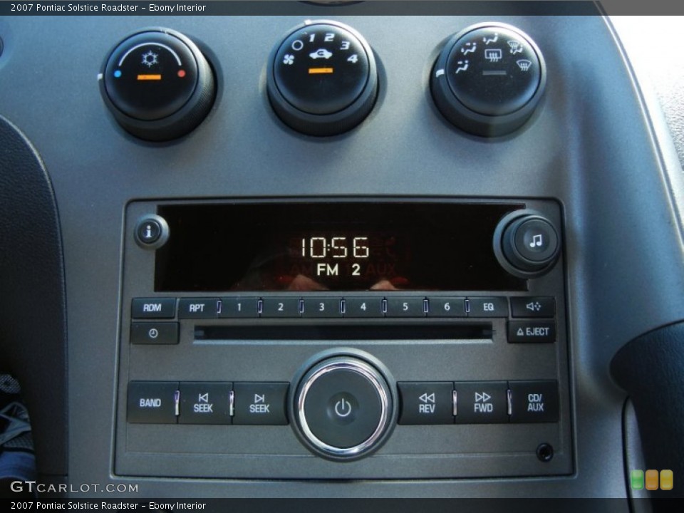 Ebony Interior Controls for the 2007 Pontiac Solstice Roadster #62387184