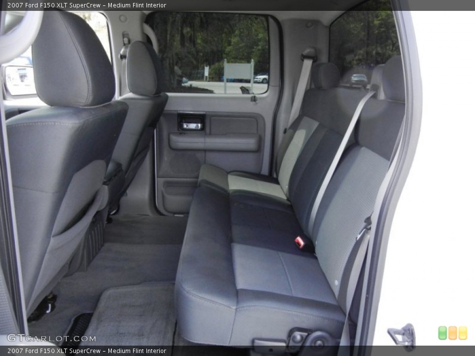 Medium Flint Interior Rear Seat for the 2007 Ford F150 XLT SuperCrew #62387606
