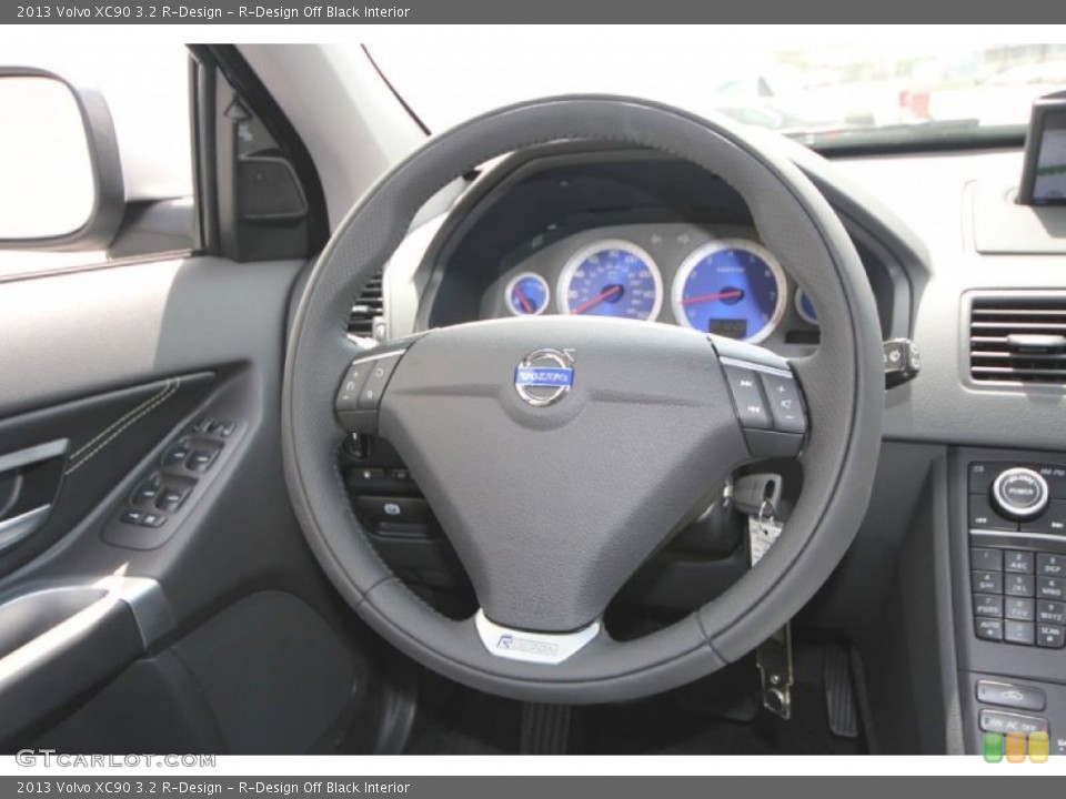 R-Design Off Black Interior Steering Wheel for the 2013 Volvo XC90 3.2 R-Design #62387817