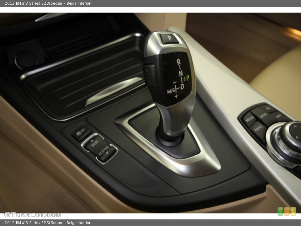 Beige Interior Transmission for the 2012 BMW 3 Series 328i Sedan #62389330