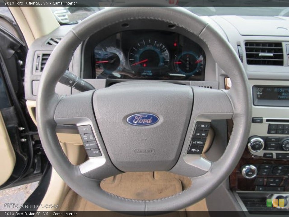 Camel Interior Steering Wheel for the 2010 Ford Fusion SEL V6 #62390382