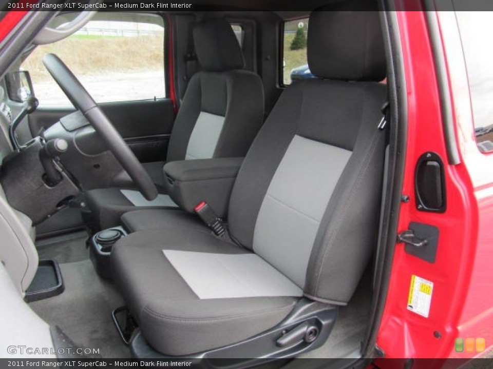 Medium Dark Flint Interior Photo for the 2011 Ford Ranger XLT SuperCab #62390502