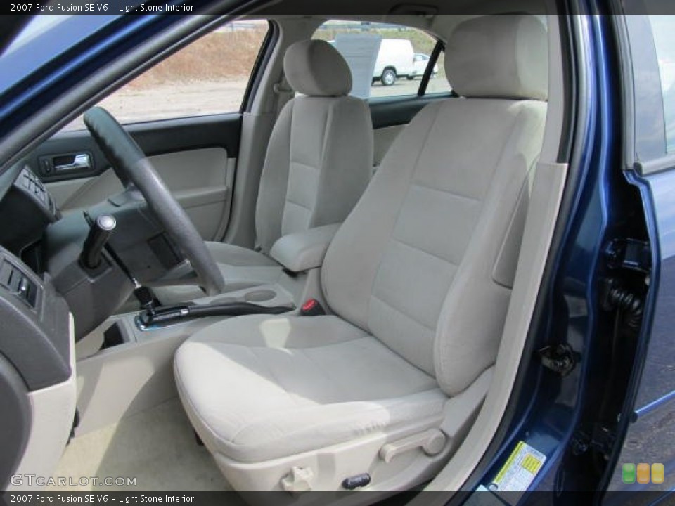 Light Stone Interior Front Seat for the 2007 Ford Fusion SE V6 #62390886