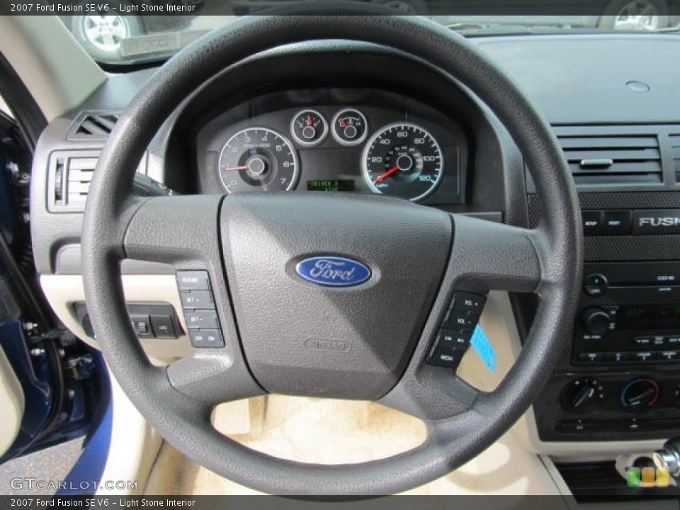 Light Stone Interior Steering Wheel for the 2007 Ford Fusion SE V6 #62390904