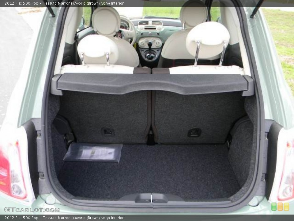 Tessuto Marrone/Avorio (Brown/Ivory) Interior Trunk for the 2012 Fiat 500 Pop #62394664