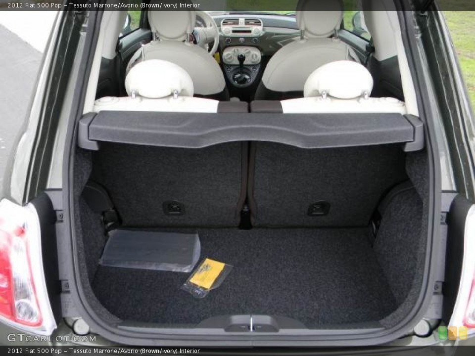 Tessuto Marrone/Avorio (Brown/Ivory) Interior Trunk for the 2012 Fiat 500 Pop #62394823