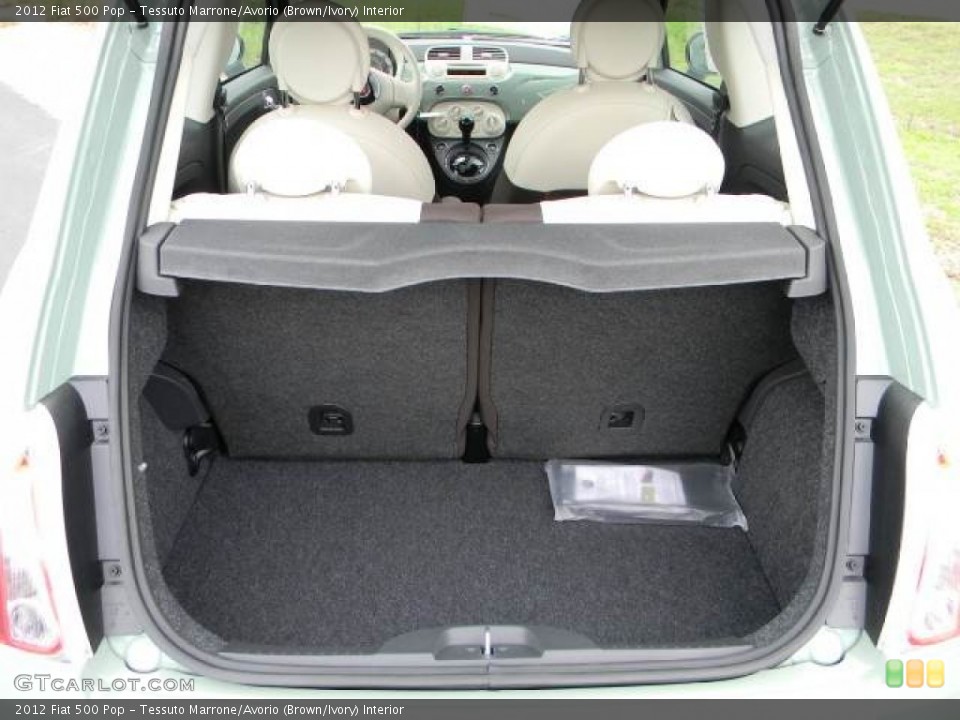 Tessuto Marrone/Avorio (Brown/Ivory) Interior Trunk for the 2012 Fiat 500 Pop #62394904