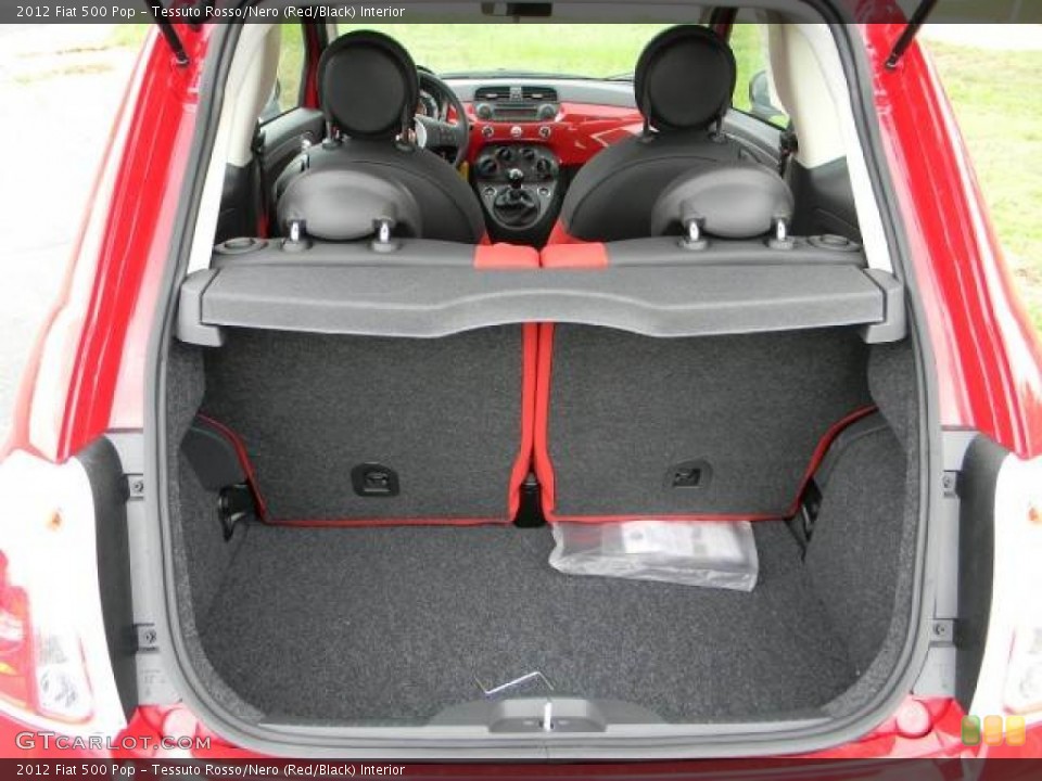Tessuto Rosso/Nero (Red/Black) Interior Trunk for the 2012 Fiat 500 Pop #62394981