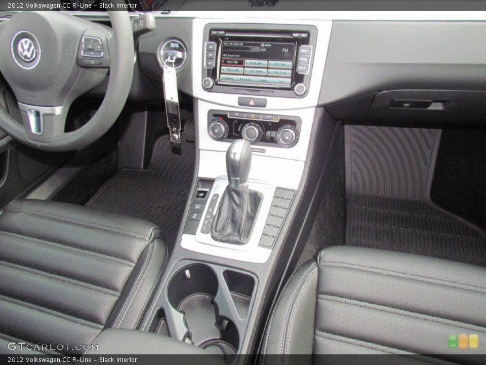 Black Interior Controls for the 2012 Volkswagen CC R-Line #62394987