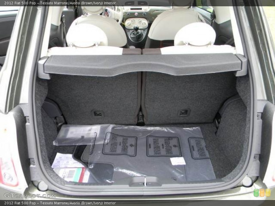 Tessuto Marrone/Avorio (Brown/Ivory) Interior Trunk for the 2012 Fiat 500 Pop #62395066