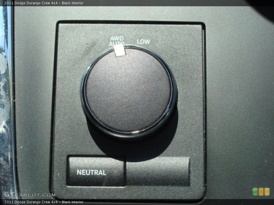 Black Interior Controls for the 2011 Dodge Durango Crew 4x4 #62396217