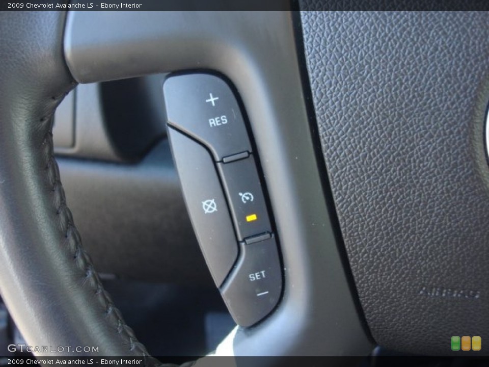 Ebony Interior Controls for the 2009 Chevrolet Avalanche LS #62396887