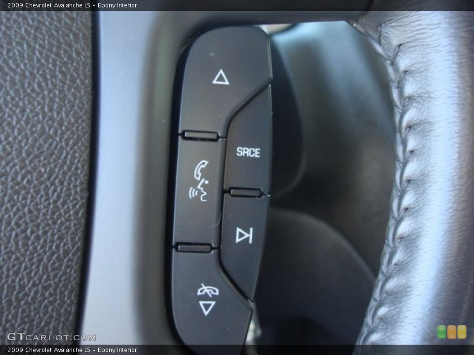 Ebony Interior Controls for the 2009 Chevrolet Avalanche LS #62396895
