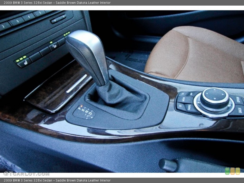 Saddle Brown Dakota Leather Interior Transmission for the 2009 BMW 3 Series 328xi Sedan #62398356
