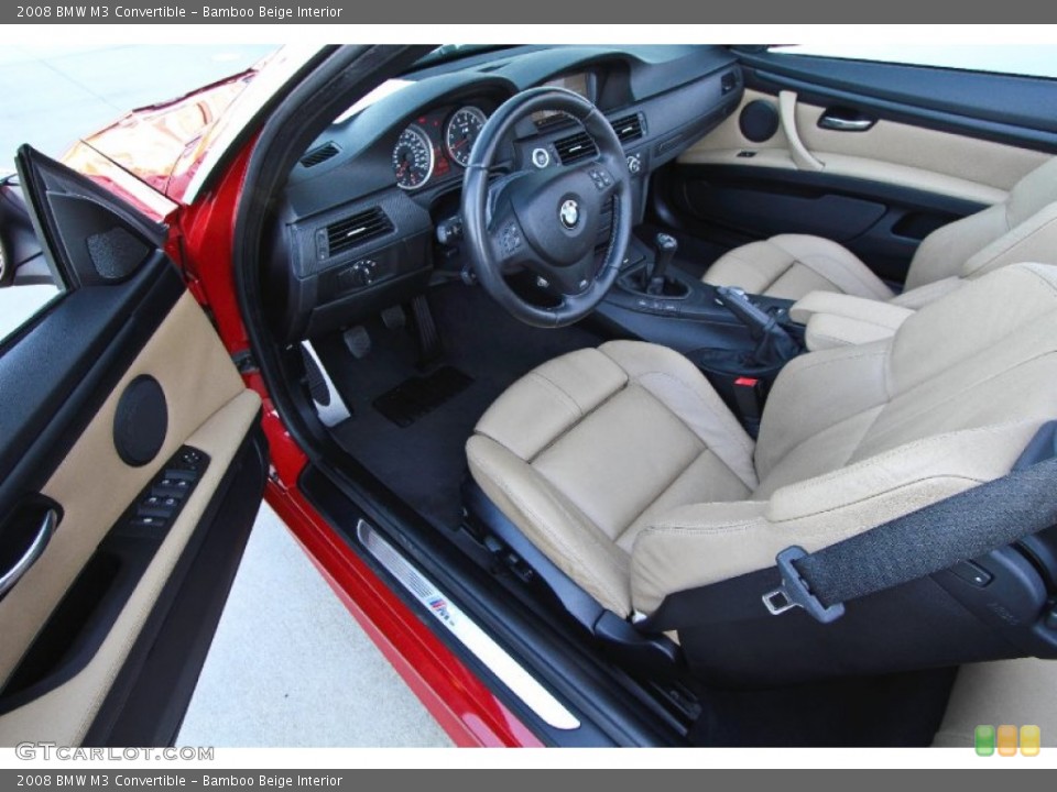 Bamboo Beige Interior Prime Interior for the 2008 BMW M3 Convertible #62398461