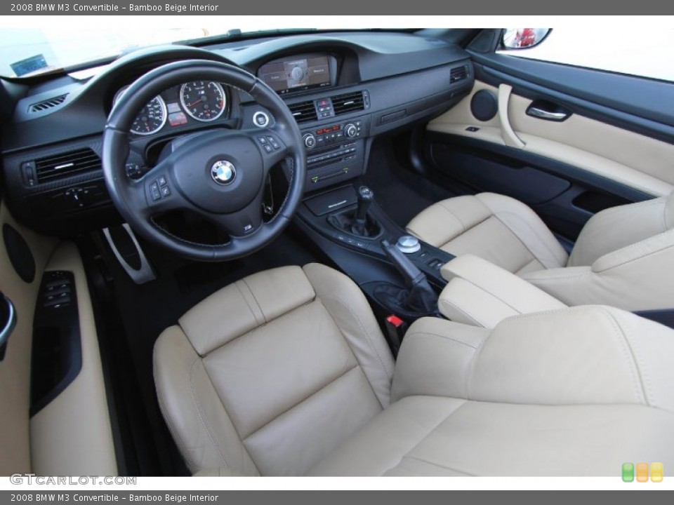 Bamboo Beige 2008 BMW M3 Interiors
