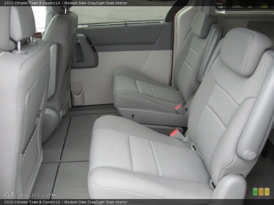 Medium Slate Gray/Light Shale Interior Rear Seat for the 2010 Chrysler Town & Country LX #62398863