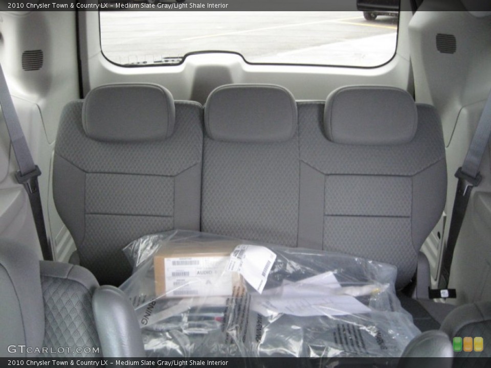 Medium Slate Gray/Light Shale Interior Rear Seat for the 2010 Chrysler Town & Country LX #62398872