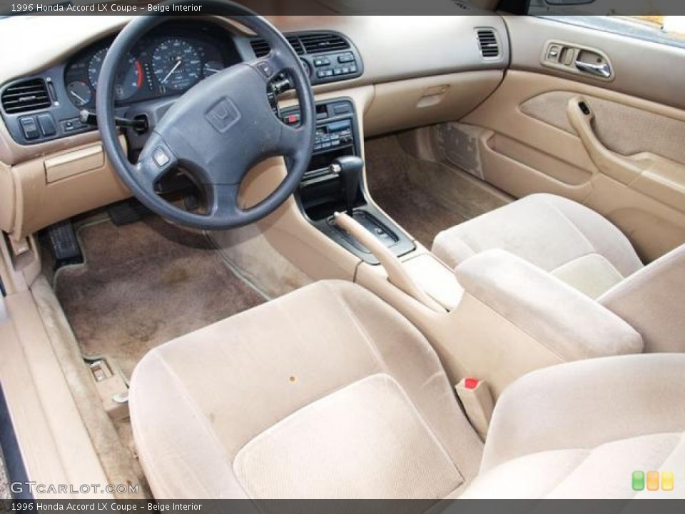 Beige Interior Photo for the 1996 Honda Accord LX Coupe #62400228