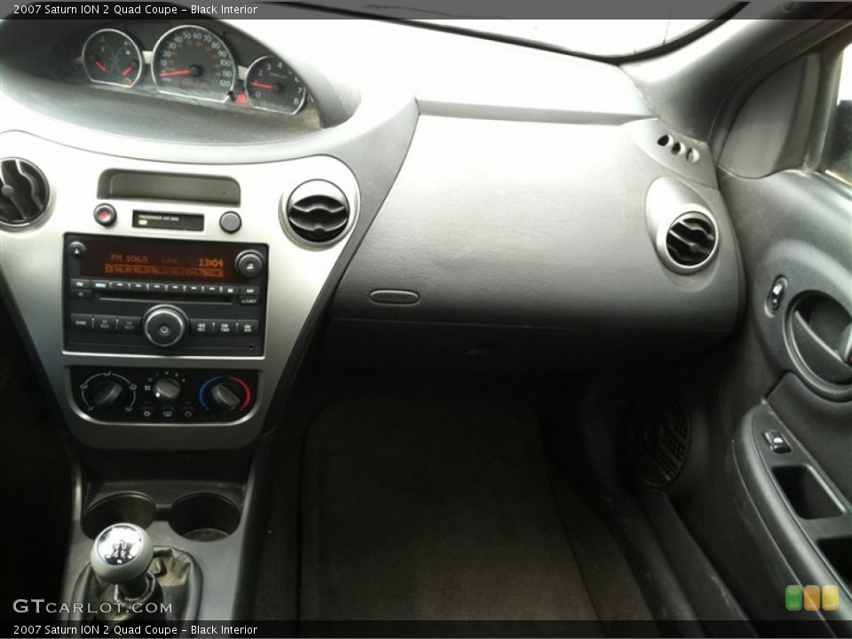 Black Interior Dashboard for the 2007 Saturn ION 2 Quad Coupe #62402578