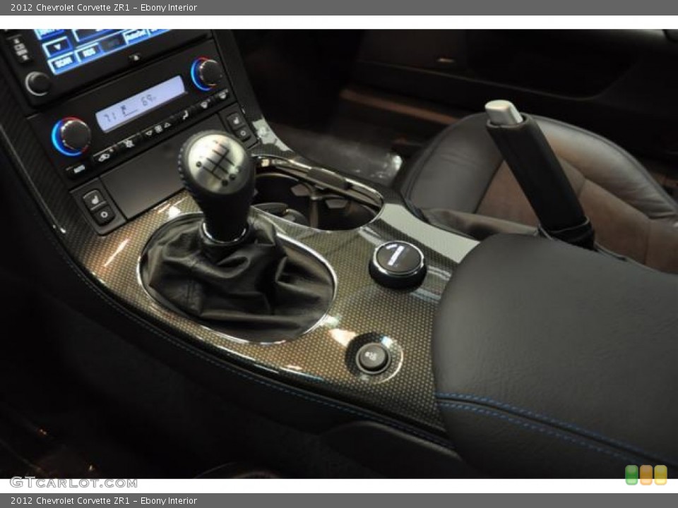 Ebony Interior Transmission for the 2012 Chevrolet Corvette ZR1 #62403426