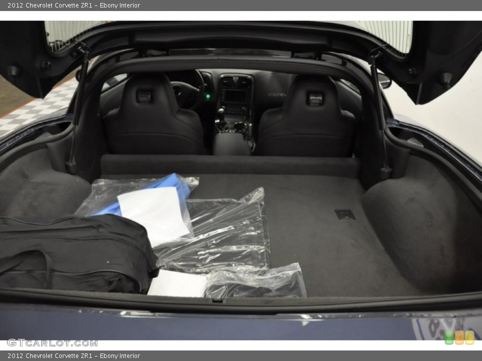 Ebony Interior Trunk for the 2012 Chevrolet Corvette ZR1 #62403603