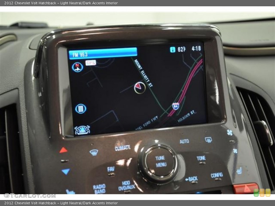 Light Neutral/Dark Accents Interior Navigation for the 2012 Chevrolet Volt Hatchback #62403888
