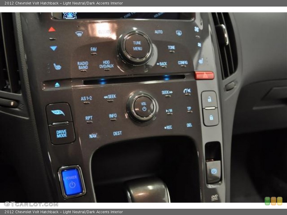 Light Neutral/Dark Accents Interior Controls for the 2012 Chevrolet Volt Hatchback #62403904