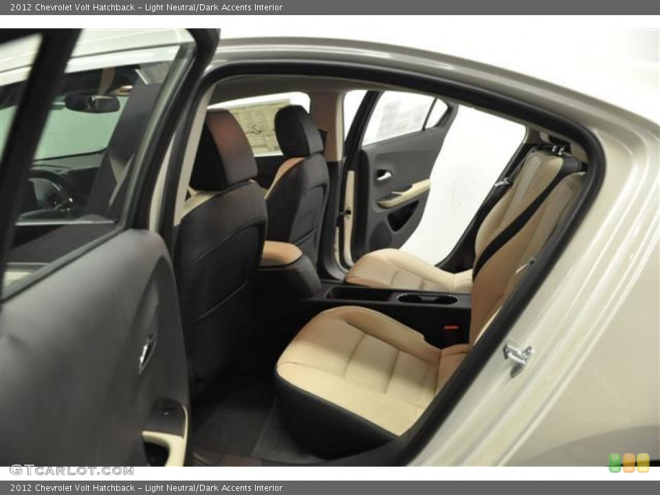 Light Neutral/Dark Accents Interior Rear Seat for the 2012 Chevrolet Volt Hatchback #62403942