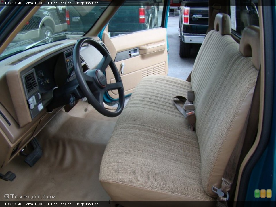Beige Interior Photo for the 1994 GMC Sierra 1500 SLE Regular Cab #62404082
