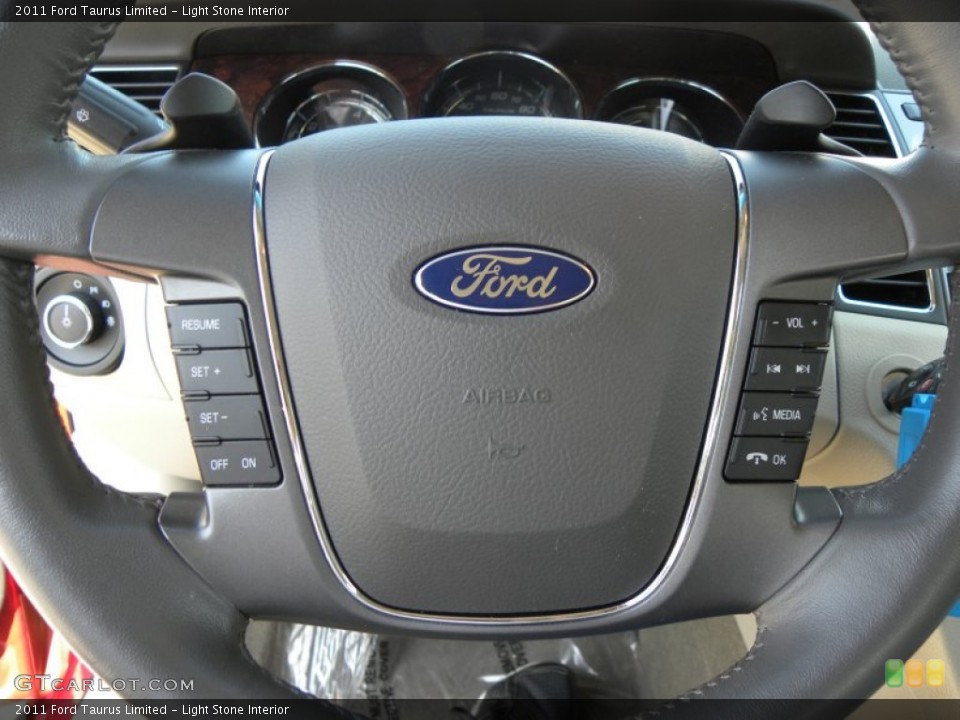 Light Stone Interior Controls for the 2011 Ford Taurus Limited #62408349