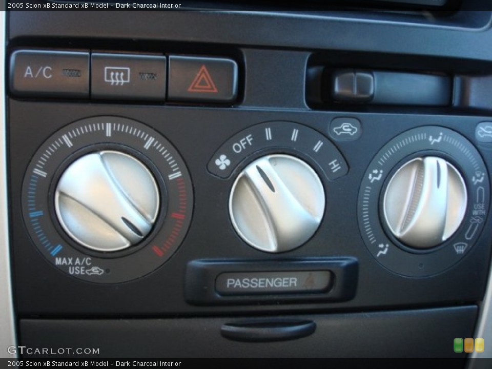Dark Charcoal Interior Controls for the 2005 Scion xB  #62408712
