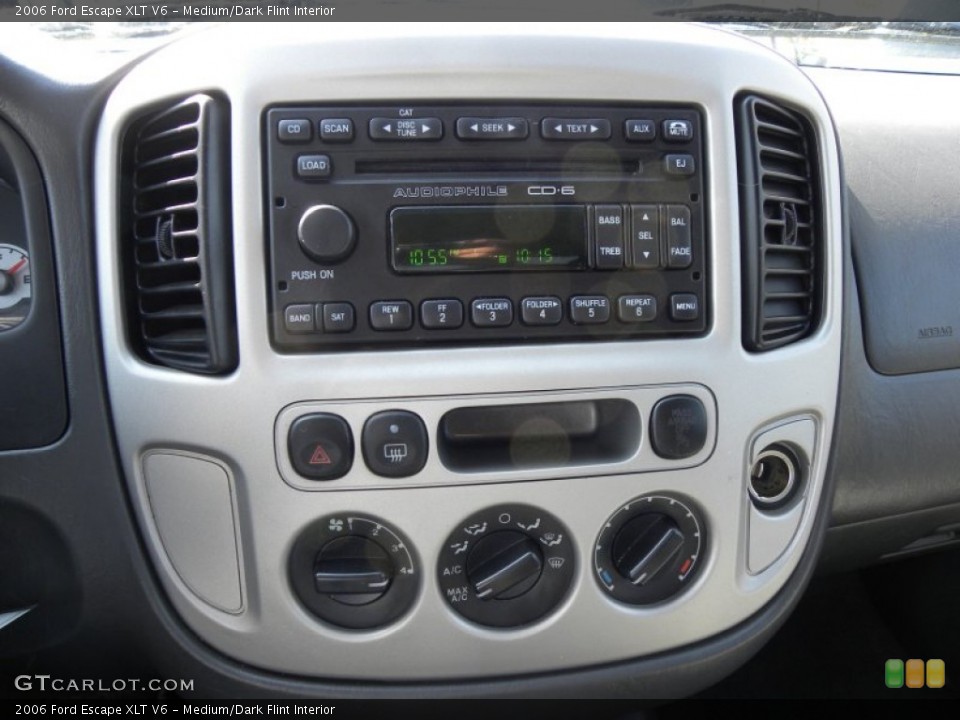 Medium/Dark Flint Interior Controls for the 2006 Ford Escape XLT V6 #62408844